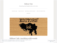 Tablet Screenshot of editorsinkhk.com